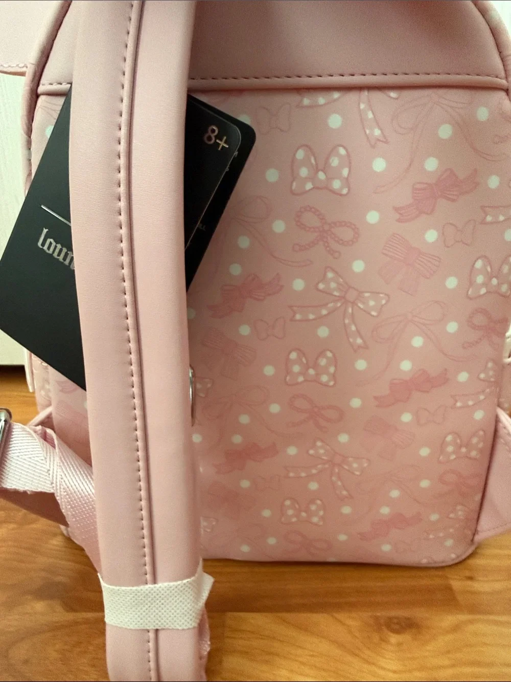 NWT Disney Loungefly Minnie Mouse Pink Bow Mini Backpack | Coquette | Pastel